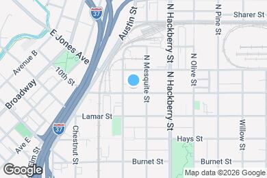 Map image of the property - 319 Burleson St