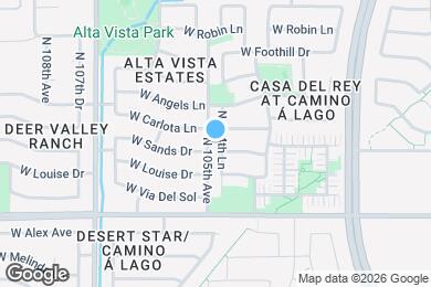 Map image of the property - 22110 N 104th Ln