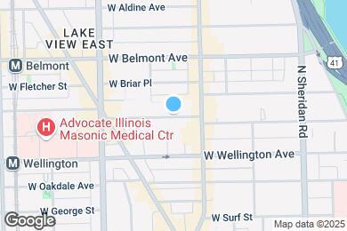 Map image of the property - 638 W Barry