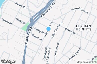 Map image of the property - 2006 N Alvarado St