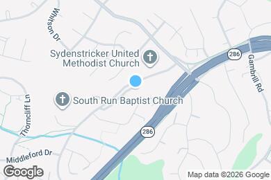 Map image of the property - 8525 Hooes Rd