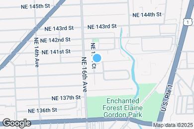 Map image of the property - 13935 NE 16th Ct