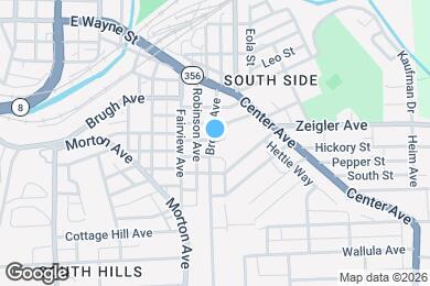 Map image of the property - 301 Brown Ave