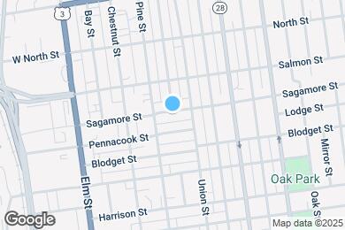 Map image of the property - 91 Sagamore St