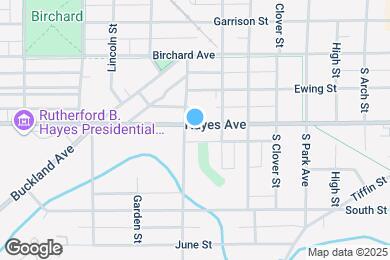 Map image of the property - 921 Hayes Ave