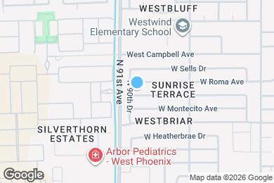 Map image of the property - 9030 W Turney Ave