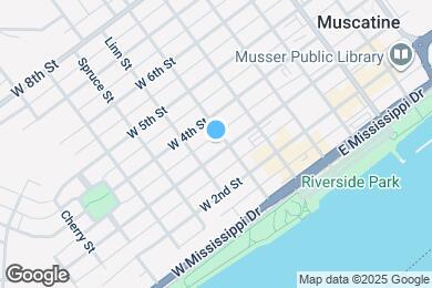 Map image of the property - 305 W 3rd St