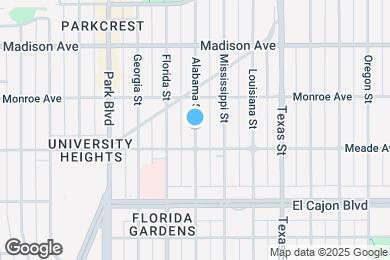 Map image of the property - 4434 Alabama St