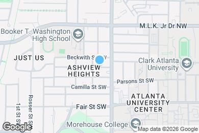 Map image of the property - 947 Palmetto Ave SW