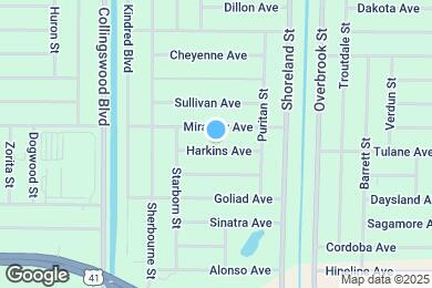 Map image of the property - 18132 Harkins Ave
