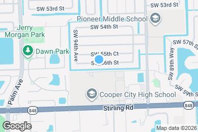 Map image of the property - 9240 SW 56th St