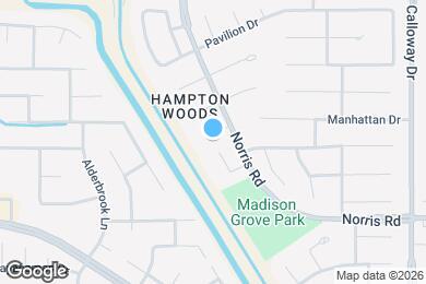 Map image of the property - 10403 Coconut Grove Ct