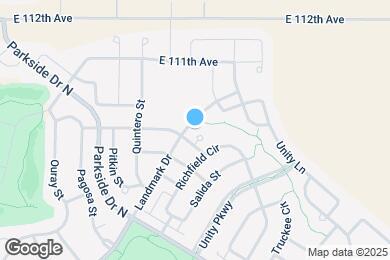Map image of the property - 17265 E 110th Ct