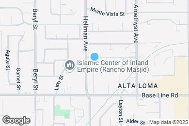 Map image of the property - 9333 Lomita Dr
