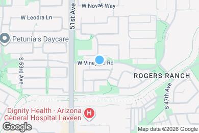 Map image of the property - 4936 W Glass Ln
