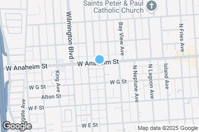 Map image of the property - 808 W Anaheim St