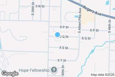 Map image of the property - 3900 S Q St