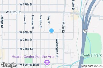 Map image of the property - 2004 Clay St