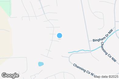 Map image of the property - 4101 Woodbury Terrace NW