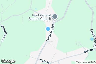 Map image of the property - 7182 Cedar Hill Rd