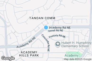 Map image of the property - 9800 Denali Rd NE