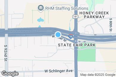 Map image of the property - 8615 W Adler St