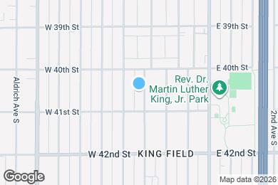 Map image of the property - 4030 Pillsbury Ave S