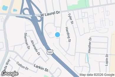 Map image of the property - 1071 Polk St