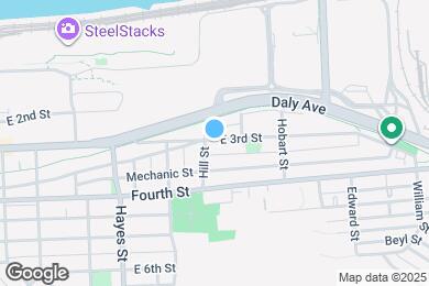 Map image of the property - 1108 E 3rd St