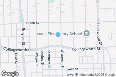 Map image of the property - 3821 Wipprecht St