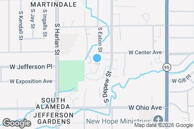 Map image of the property - 657 S Depew St