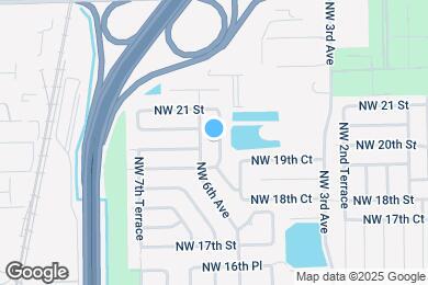 Map image of the property - 2011 NW 5th Terrace