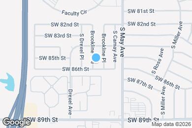 Map image of the property - 8606 Brookline Ave
