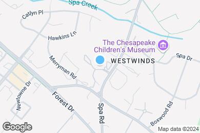 Map image of the property - Westwinds Apartments