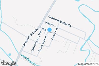 Map image of the property - 2917 Vance Dr NW