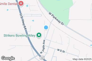 Map image of the property - 408 N Joplin Pl