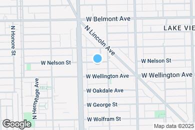 Map image of the property - 1521 W Nelson St