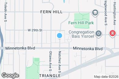 Map image of the property - 2931 Natchez Ave S