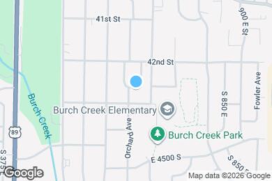 Map image of the property - 653 E 4250 S