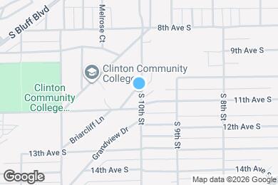 Map image of the property - 1001 Briarcliff Ln