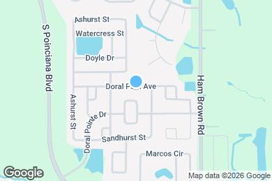 Map image of the property - 4632 Doral Park Ave