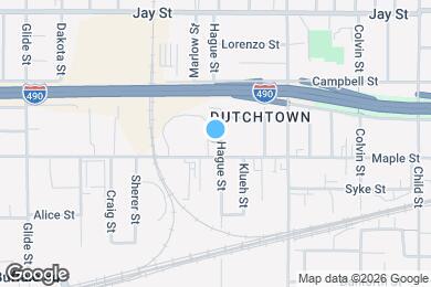 Map image of the property - 257 Hague St