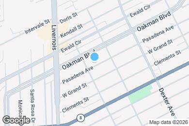 Map image of the property - 4074 Pasadena St