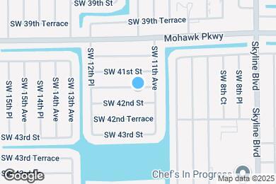 Map image of the property - 1114 SW 41st Terrace