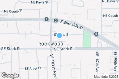 Map image of the property - 18165 SE Oak St