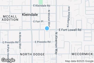 Map image of the property - 3820 E Fort Lowell Rd