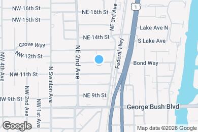 Map image of the property - 248 NE 12th St