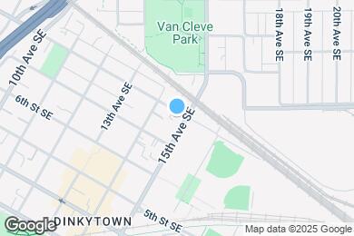 Map image of the property - Varsity Apartments