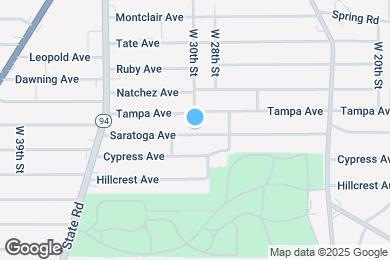 Map image of the property - 2912 Saratoga Ave
