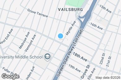 Map image of the property - 341 Myrtle Ave